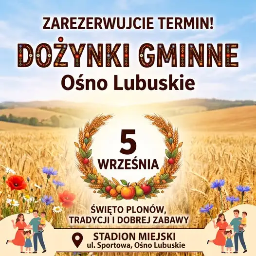 Dożynki Gminne w Ośnie Lubuskim: Krzysztof Cugowski i Dziani na stadionie