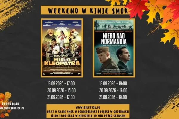 Kino SMOK w Słubicach zaprasza na weekendowe seanse