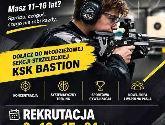 KSK Bastion w Żabicach otwiera nabór do młodzieżowej sekcji strzeleckiej