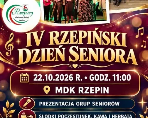 IV Rzepiński Dzień Seniora – zaproszenie na wyjątkowe święto