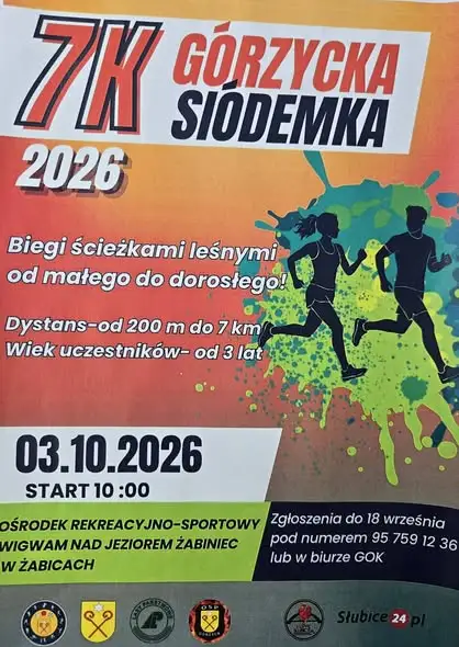 Górzycka 7 – biegi w Żabicach przy jeziorze Żabiniec za nami