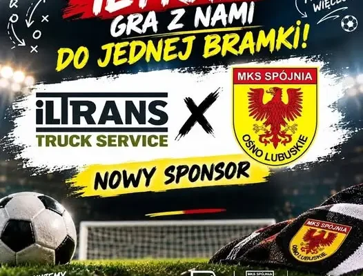 ILTRANS nowym sponsorem Spójni Ośno Lubuskie