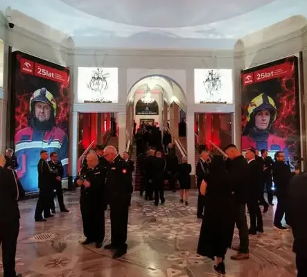 25-lecie programu „Orlen na straży” – gala w Warszawie z udziałem strażaków z Cybinki