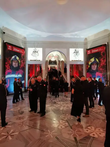 25-lecie programu „Orlen na straży” – gala w Warszawie z udziałem strażaków z Cybinki
