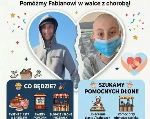 Wielki Kiermasz dla Fabiana w Słońsku – pomóżmy choremu chłopcu
