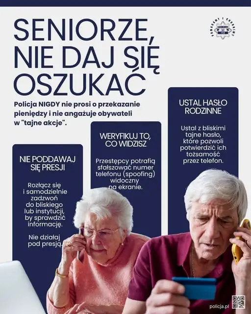 Fałszywi policjanci wciąż oszukują seniorów. Jak nie dać się nabrać?
