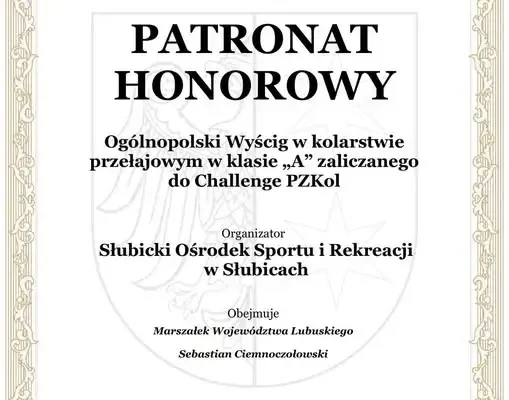 Marszałek województwa lubuskiego objął patronat nad wyścigiem kolarskim w Słubicach