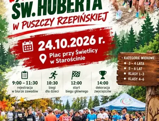VIII Bieg św. Huberta w Puszczy Rzepińskiej – sportowe święto już 24 października