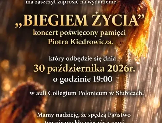 Bezpłatne bilety na koncert „Biegiem życia” w Słubicach – odbiór już w piątek