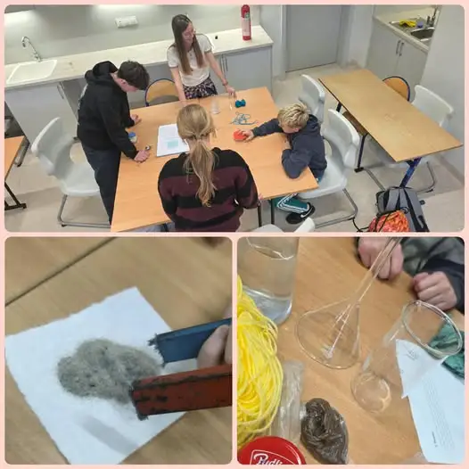 Uczniowie klasy 7 zamienili chemię w prawdziwe laboratorium