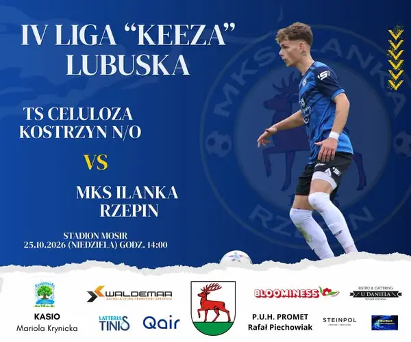 Ilanka Rzepin jedzie po punkty do Kostrzyna nad Odrą