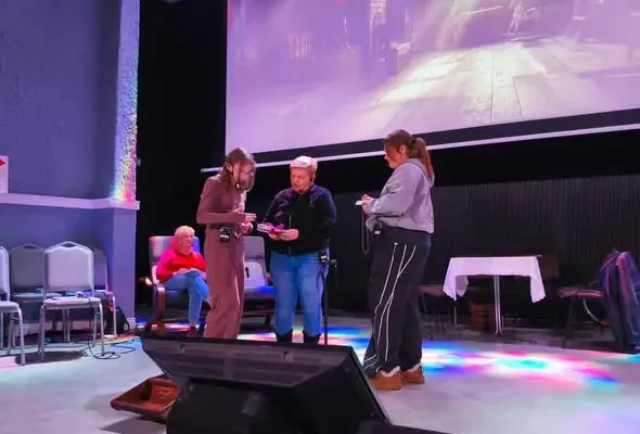 Muzyczne przygotowania do spektaklu „Droga do wolności” w Cybince