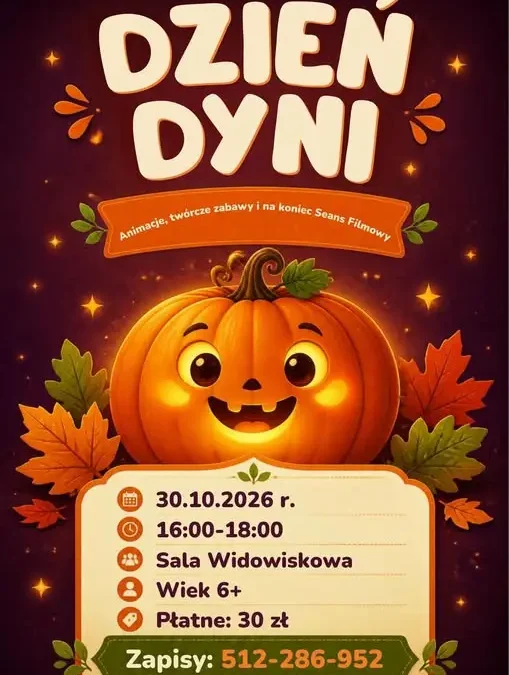 Dzień Dyni w Osnowie – jesienna zabawa dla dzieci już 30 października