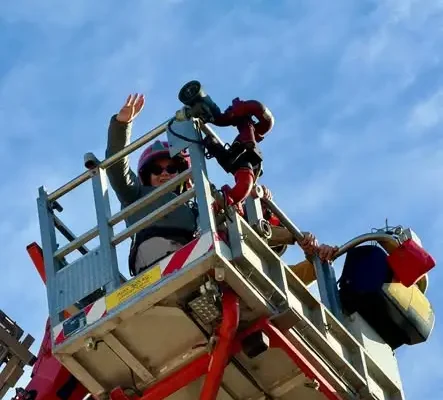 Po 48 latach pracy Stanisława Dybcio żegna się ze strażą pożarną w Lubinie