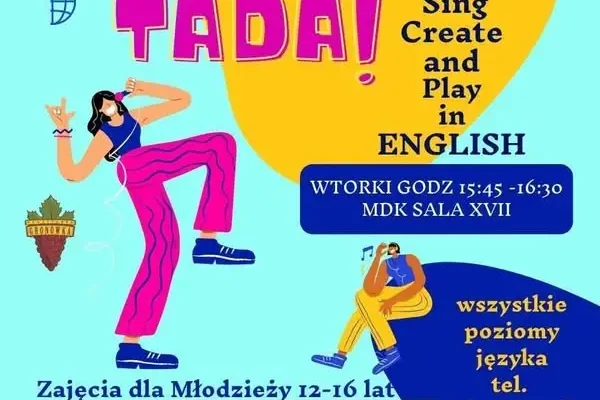 Nowe zajęcia „TADA! Sing, Create and Play in ENGLISH” w MDK Ośnie Lubuskim