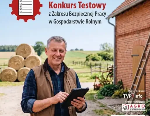 KRUS zaprasza rolników do konkursu o bezpieczeństwie pracy – do wygrania nagrody