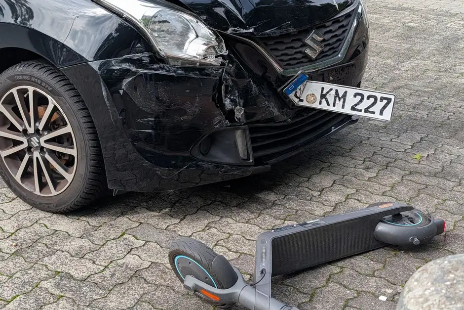 Zakaz przewożenia pasażera na hulajnodze elektrycznej — policja ostrzega po wypadku w Słubicach